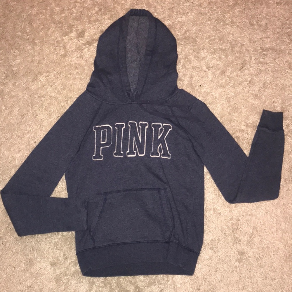 Navy “Pink” hoodie
